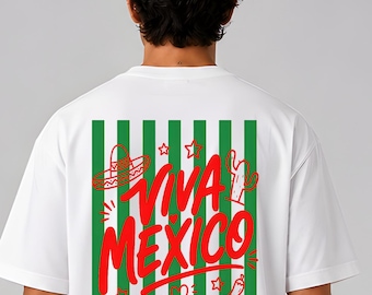 Viva Mexico PNG Sublimation, Mexican Pride Shirt Design, Mexico Independence DTF Download, Fiesta Mexico Clipart, Mexicana Heritage Gift PNG
