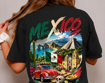 Mexico PNG, Design, Mexican T Shirt Design Download, DTF Print, Viva Mexico Digital Download