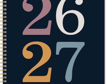2026-2027 Monthly Planner | 18-Month Calendar, 8.5x11, Double Pocket Tabs