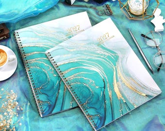 2027 Monthly Planner 9x11 | Calendar Jan–Dec 2027 | Tabs, Notes Pages, Twin-Wire & Pocket Organizer