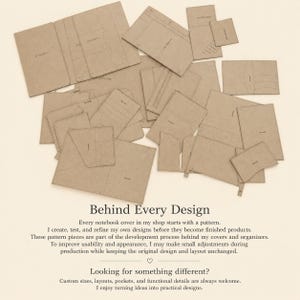 Capa de couro personalizada para caderno A6, capa para diário A5, capa dobrável tripla recarregável com compartimentos para cartões, bolso com zíper, ideal para presente. imagem 14