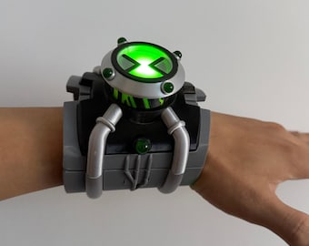 BEN 10 OMNITRIX LIGHT UP Pop Action 3D Gedruckte Alien Uhr Cosplay prop