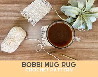 Bobbi Mug Rug | Crochet Pattern