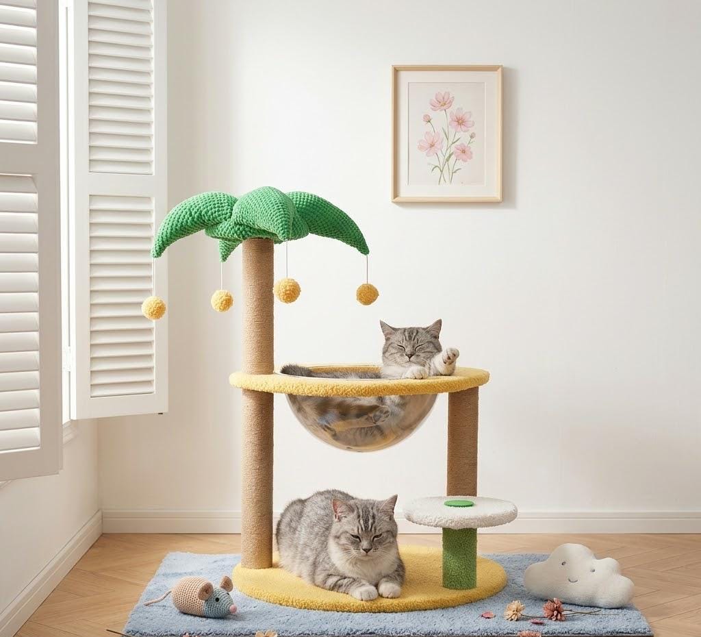cat scratching post and perch Outdoor Cat Perch - Cat Tree