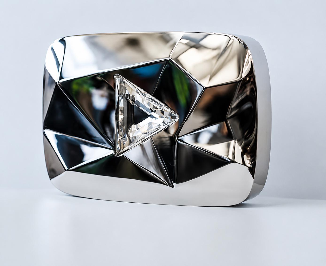Youtube play button diamond - Etsy 日本