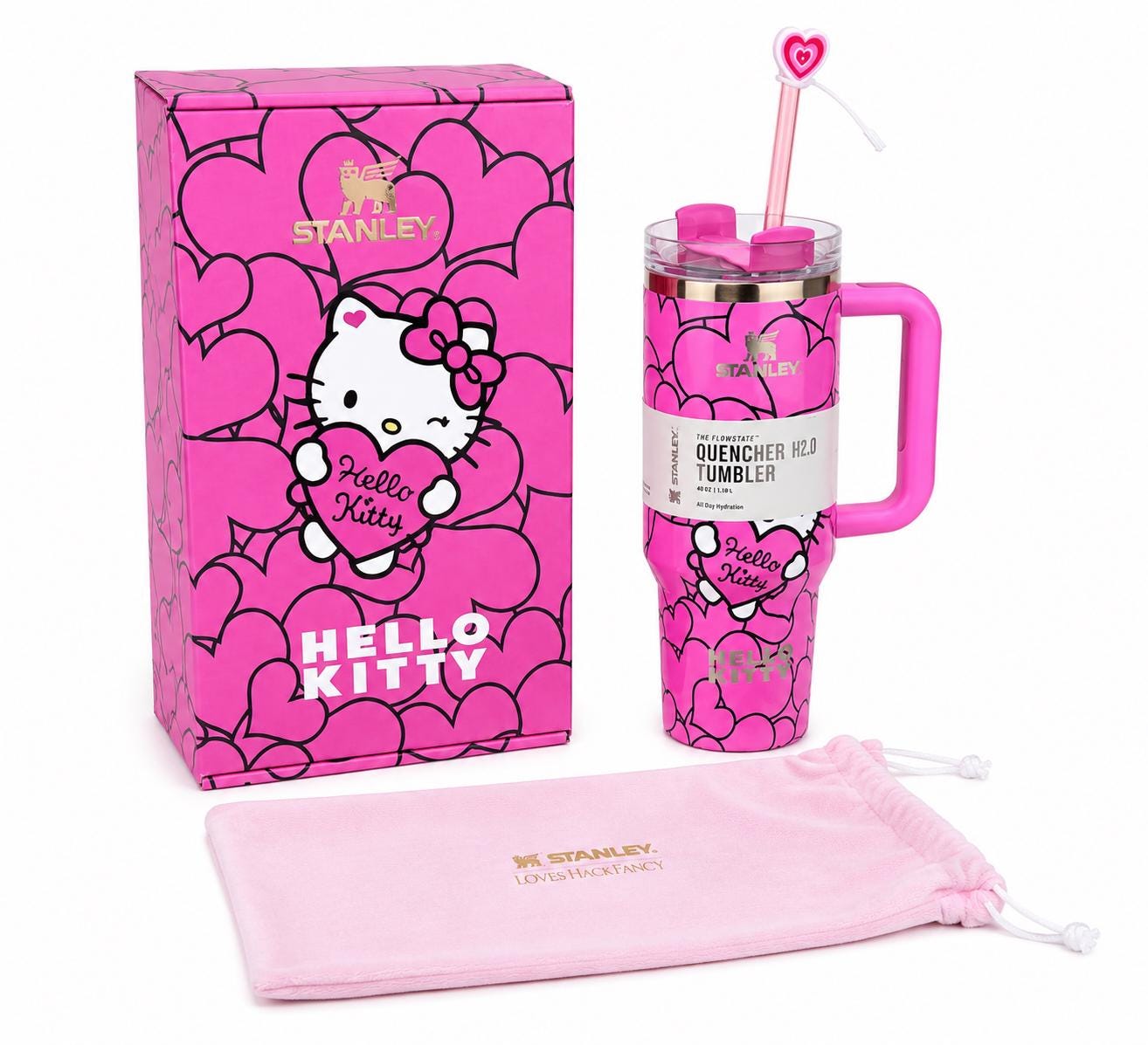 Hello kittys tumbler stanley - Etsy 日本