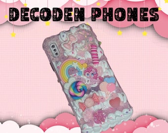 MLP kawaii pony custom Decoden Phone Case