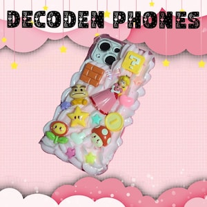 Kawaii super Mario Decoden phone case