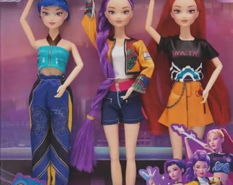 K-Pop Demon Hunters Singing Dolls – Anime Plushie Collectible Toy