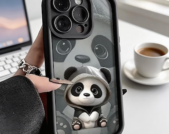 Funda protectora antigolpes Panda Soft TPU para iPhone 17–7 Pro Max