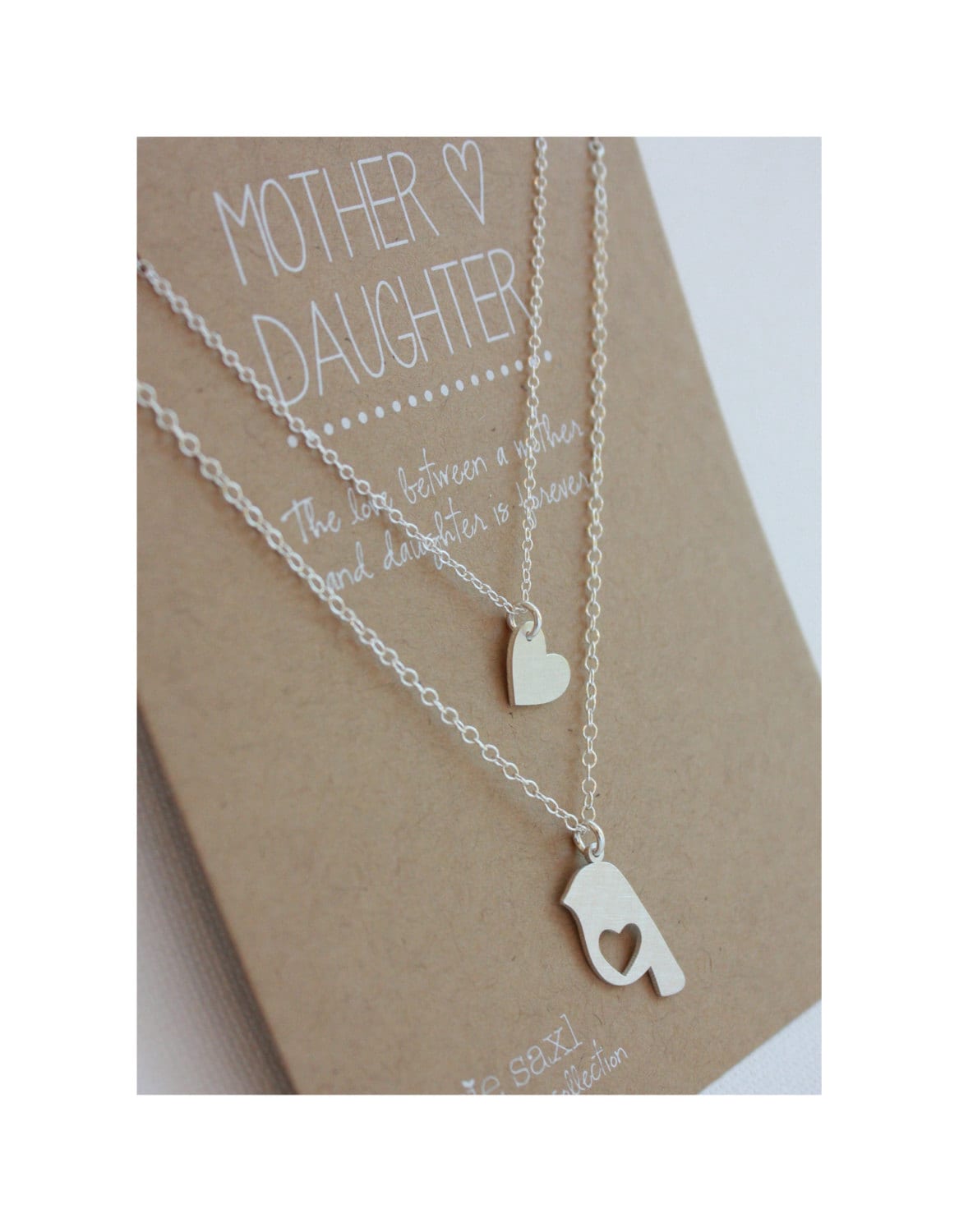 Mother Daughter Necklace Set Daughter 