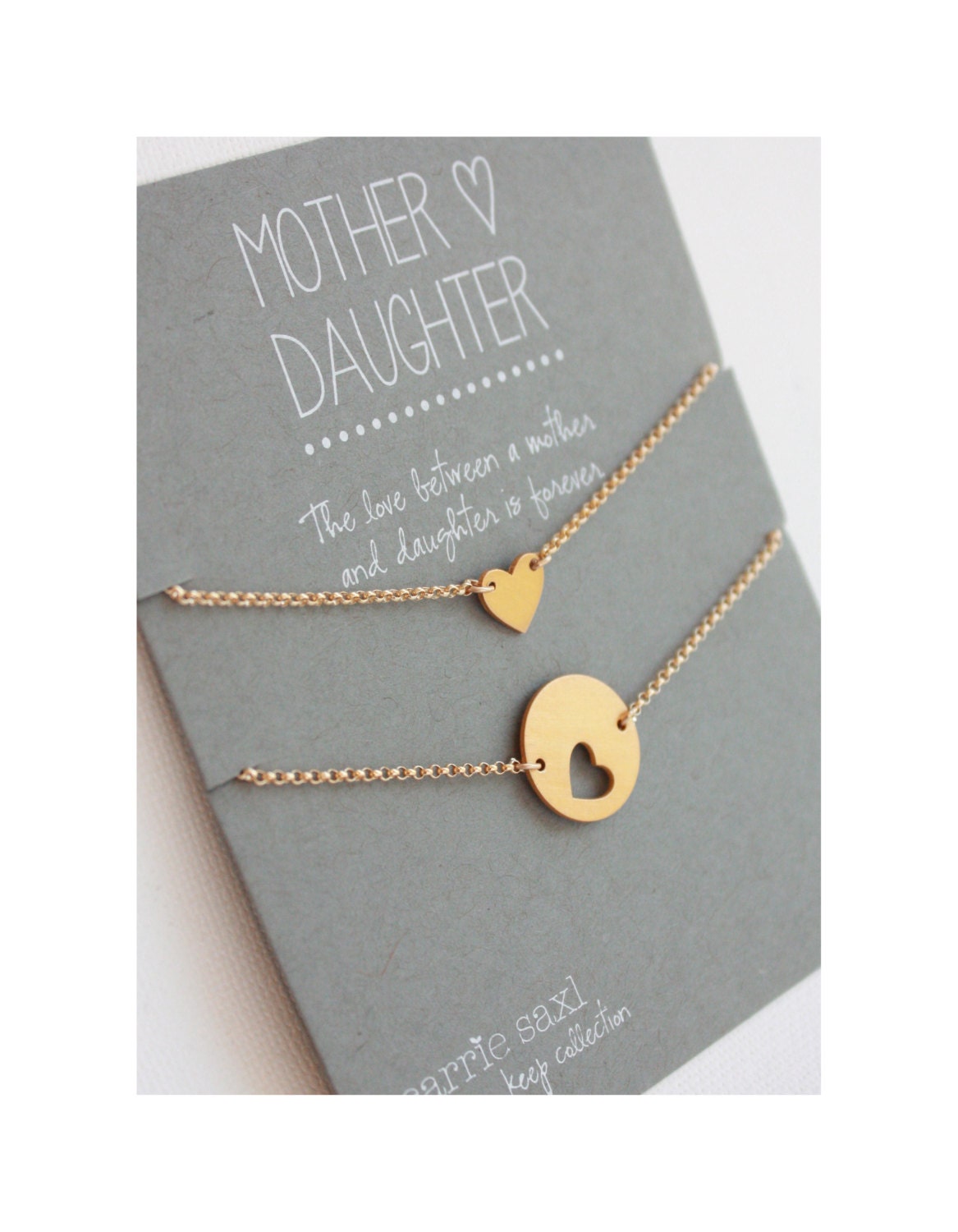 Mother Daughter Bracelets -Mother's Day Jewelry - mother daughter - wedding  jewelry - mom gift - for her - mom jewelry - heart bracelets