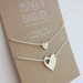 Mother Daughter Bracelet Set - Mother's Day -  Mother of the Bride - wedding gift - gift for mom - for her - for daughter - hearts gift 
