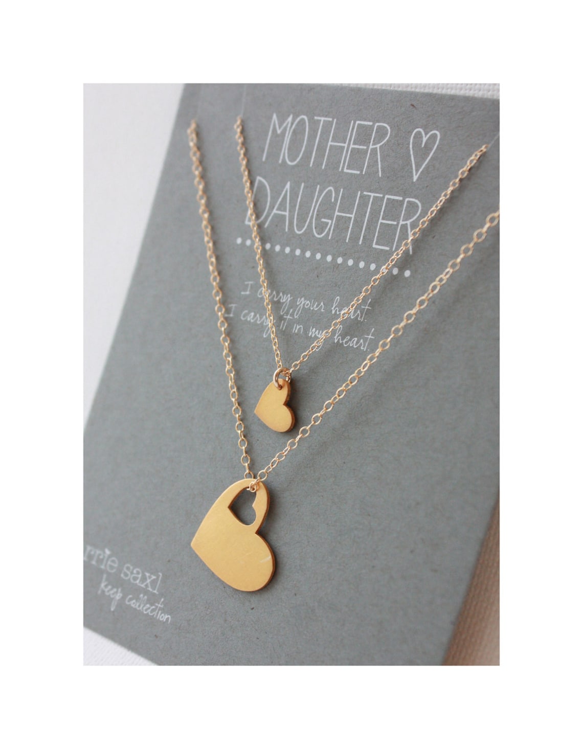 Mother Daughter Necklace Set Jewelry Gift mother's Day Etsy