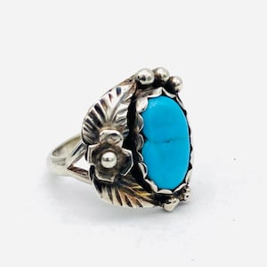 Navajo Silberring mit Türkis