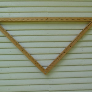 Métier à tisser triangulaire réglable de 3 1/2 pieds