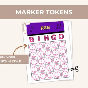 Paquete definitivo de bingo musical 46 en 1, colección de juegos imprimibles, descarga instantánea, PDF digital, tarjetas de llamada QR, actividad para fiestas en bares y pubs. imagen 8