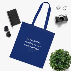 Agent Builder Problem Solver Coffee Drinker Tote Bag | Salesforce AI Gift