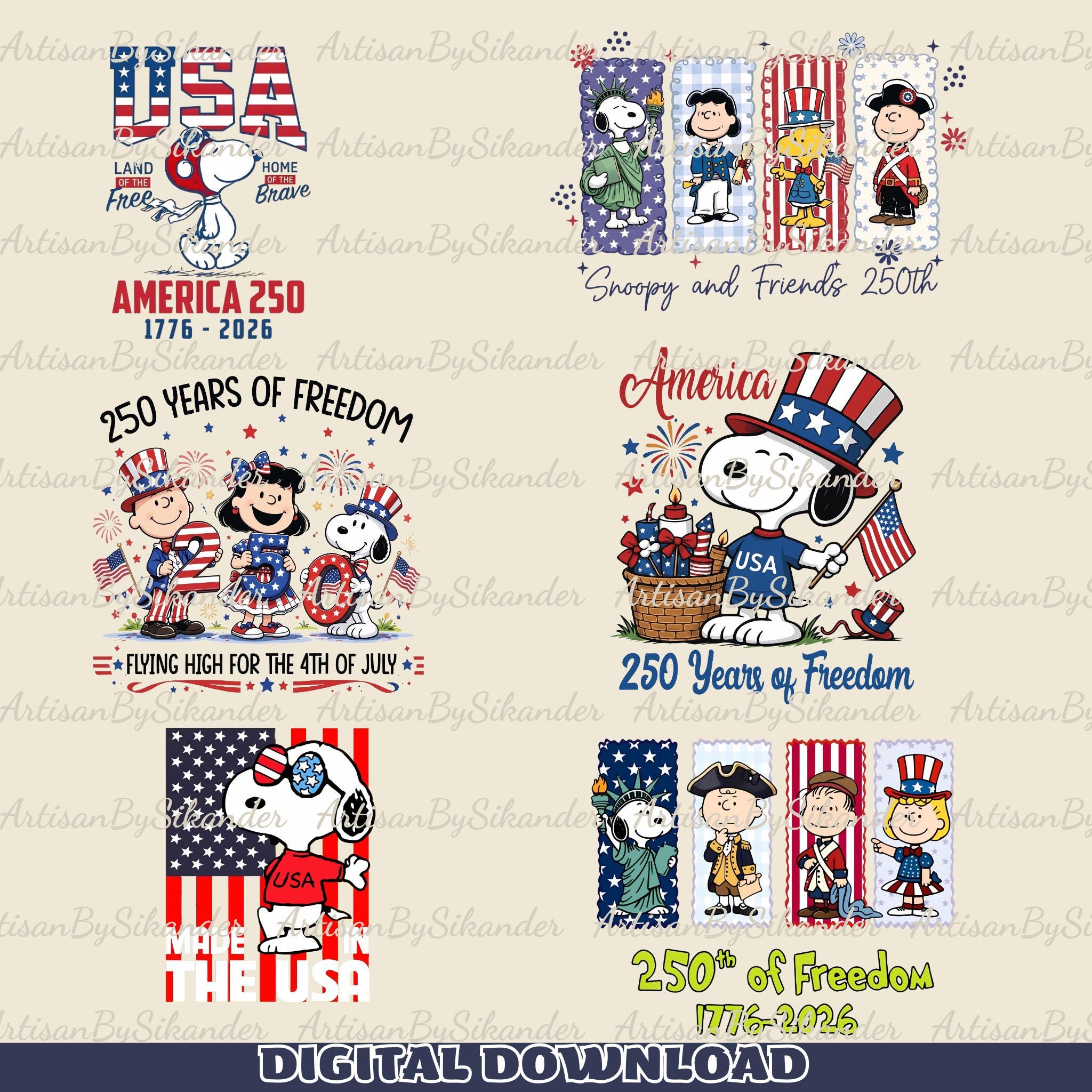 Snoopy American Flag - Etsy Israel