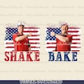 Shake and Bake 4th Of July Png, Funny Couples Fourth Of July Png, Independence Day Png,Matching Tee product logo