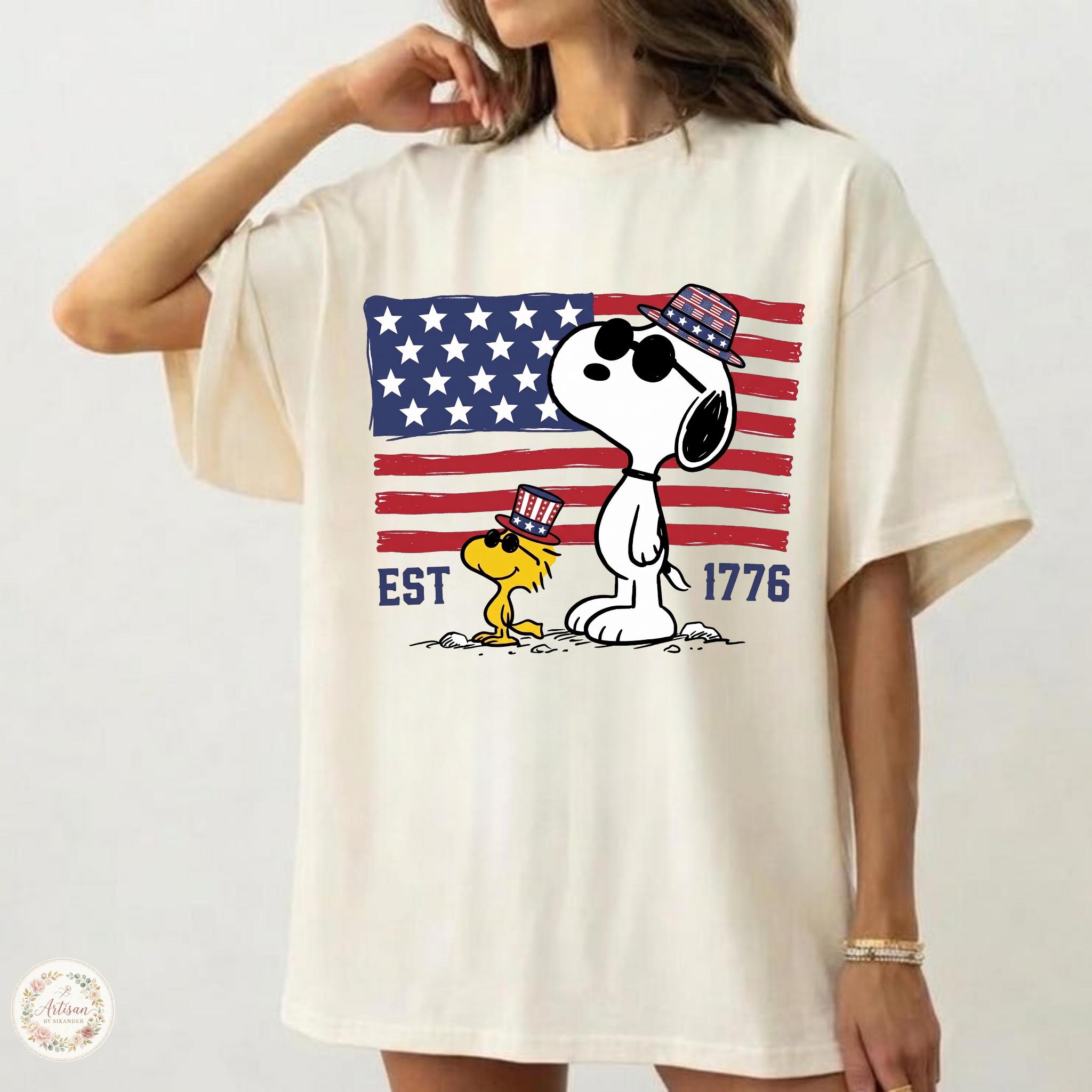Snoopy America - Etsy