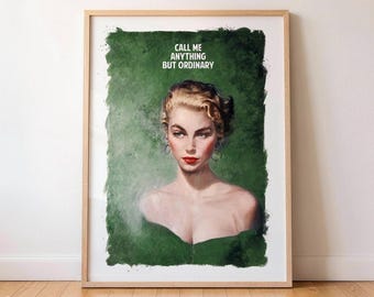 The Connor Brothers Call Me Anything But Ordinary Print, Green Pulp Pin Up Poster