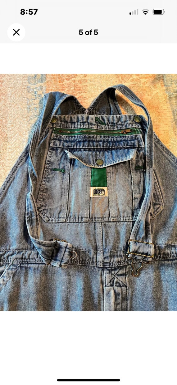 Men’s Vintage Liberty Overalls - image 2