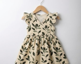 Molde para Vestido Envelope para Bebê | Roupa de Verão para Meninas | PDF Fácil de Imprimir | Molde para Vestido Infantil | Presente Artesanal para Bebê