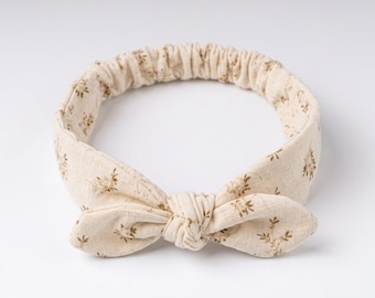 Patrón de costura para diadema de bebé con lazo / Diadema con lazo para niñas / PDF imprimible fácil de hacer / Regalo hecho a mano para baby shower / De recién nacido a 12 meses