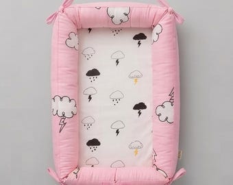 Newborn Baby Nest Sewing Pattern | Baby Lounger Bed | Easy DIY Printable PDF | Handmade Baby Shower Gift | Beginner Friendly