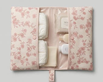 Mönster för blöjväska | Blöjväska för bebisar | Enkel DIY-utskrivbar PDF | Reseorganisatör för bebisar | Handgjord babyshowerpresent