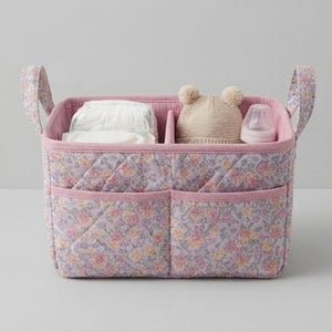 Stoff Aufbewahrungskorb Schnittmuster | Kinderzimmer Organizer Korb | Einfaches DIY druckbares PDF | Handmade Baby-Dusche-Geschenk | Anfängerfreundlich