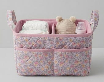 Mönster för förvaringskorg i tyg | Organisationskorg för barnrum | Enkel DIY-utskrivbar PDF | Handgjord babyshowerpresent | Nybörjarvänlig
