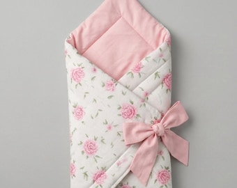 Mönster för inplastning | Babymuslinfilt | Enkel DIY-utskrivbar PDF | Babyshowerpresent | Sömnadsmönster för nybörjare