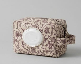 Patrón de costura para bolsa de pañales / Bolsa para toallitas húmedas / PDF imprimible fácil de hacer / Organizador de viaje para bebé / Regalo hecho a mano para baby shower