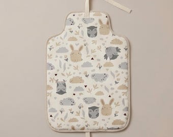 Patrón de costura para cambiador plegable para bebé / PDF imprimible para manualidades / Accesorios de viaje para bebés / Artículos esenciales para la bolsa de pañales / Regalo hecho a mano para baby shower