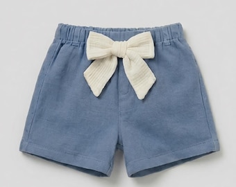 Mönster för babyshorts | Sommarbabyshorts | Enkel DIY-utskrivbar PDF | Mönster för shorts för småbarn | Nybörjarvänlig
