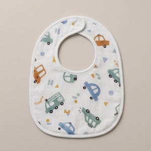Cartamodello per bavaglino da neonato / 4 taglie, da neonato a bambino piccolo / Facile da realizzare, PDF stampabile / Regalo fatto a mano per baby shower / Adatto ai principianti