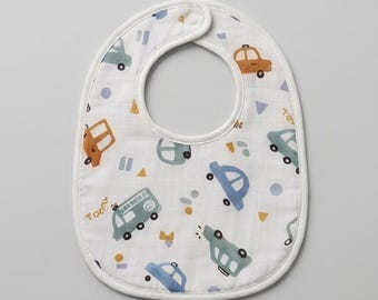 Mönster för haklapp | 4 storlekar från nyfödd till småbarn | Enkel DIY-utskrivbar PDF | Handgjord babyshowerpresent | Nybörjarvänlig