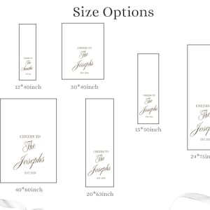 Handmade Wedding Welcome Sign, Fabric Bar Menu Banner, Linen Cotton Signs, Ceremony Gift image 9