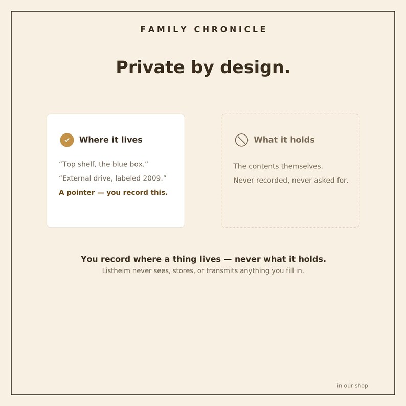 Family Memory Project Planner | Decide What to Keep, Plan Each Project, Map Where It Lives | Fillable PDF — Family Chronicle image 5