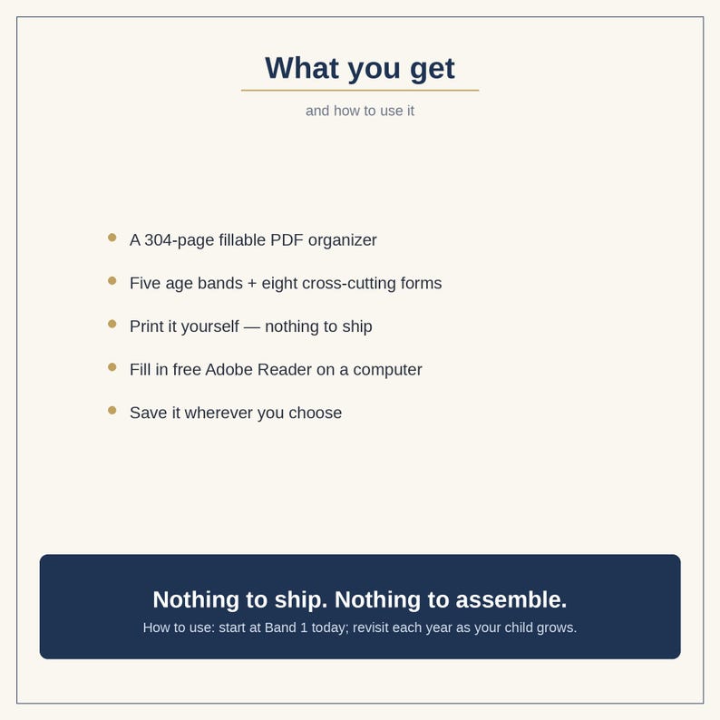 Child Financial Planning Workbook | Architecting and Handing Off Your Child's Financial Future bild 9