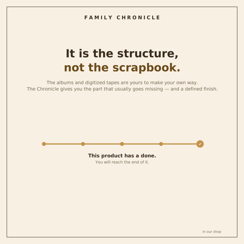 Family Memory Project Planner | Decide What to Keep, Plan Each Project, Map Where It Lives | Fillable PDF — Family Chronicle image 2