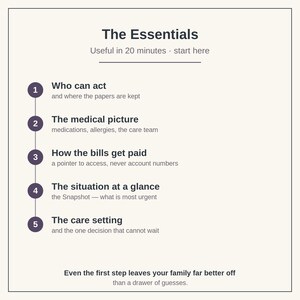 Elder Care Organizer for an Assisted Living or Memory Care Move | Power of Attorney, Medicaid, Capacity | Fillable PDF — Caregiver image 3