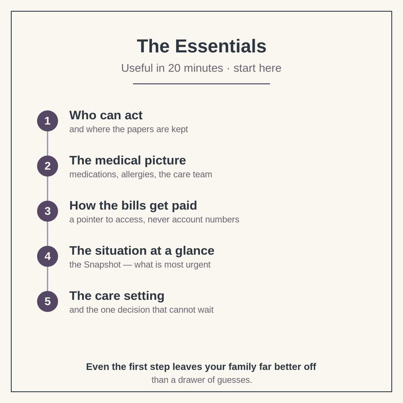 Elder Care Organizer for an Assisted Living or Memory Care Move | Power of Attorney, Medicaid, Capacity | Fillable PDF — Caregiver image 3