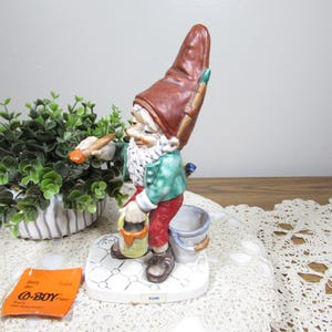 Goebel Co-Boy “Kuni the Spotter” Figurine – Artist Gnome, 7.75” Tall, W. Germany, 1970