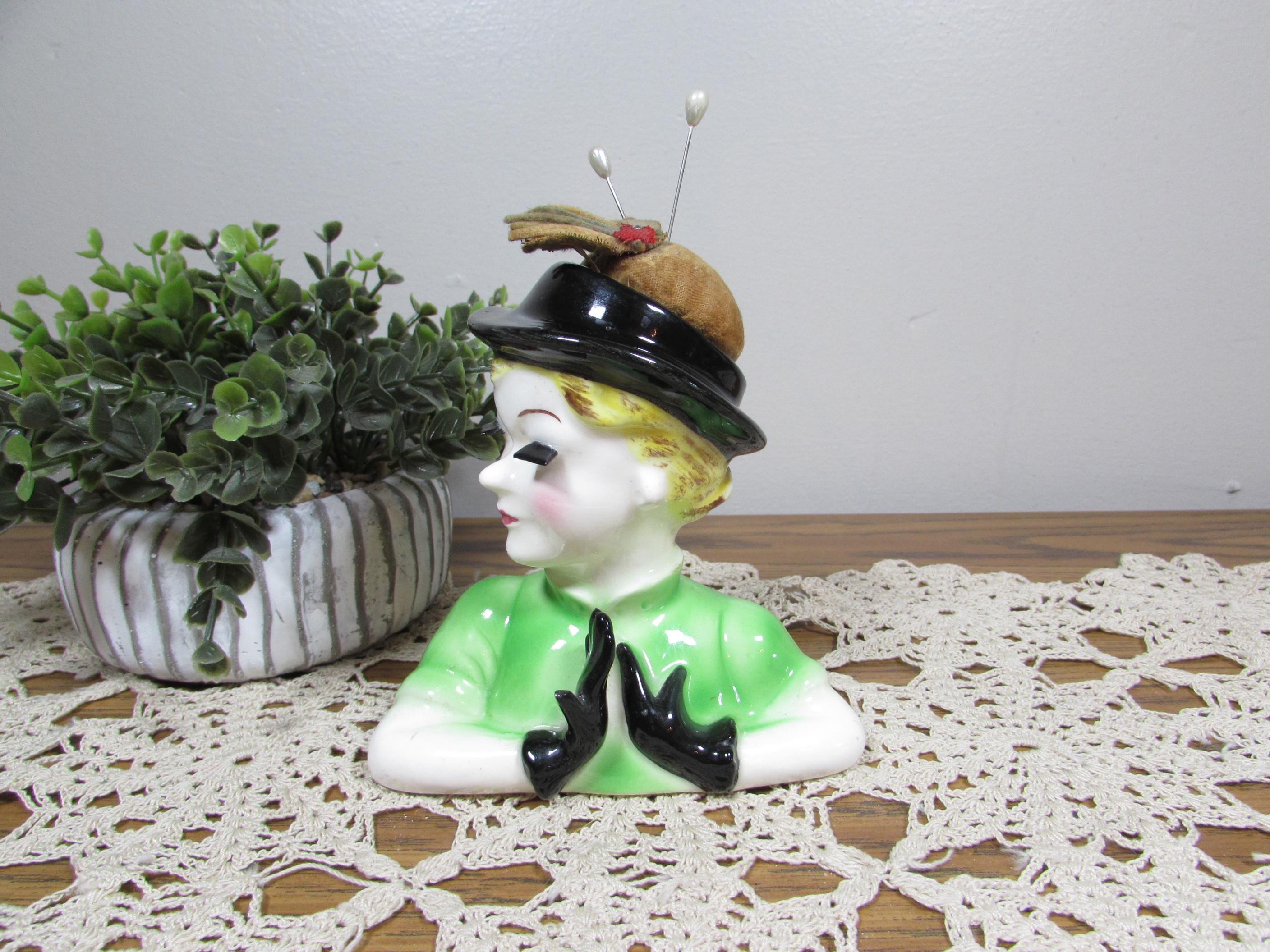 Japan Vintage Lady Head Vase - Etsy