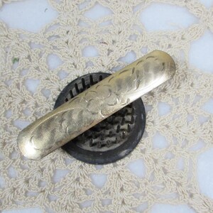 France ornate Story Teller hair barette in gold-filled and sterling 27.7g SS105 France ornate Story Teller hair barette in gold-filled and  main image 4