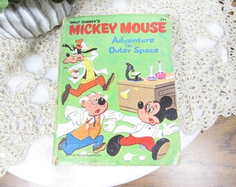 1969 Whitman Big Little Book Mickey Mouse Adventure in Outer Space #20