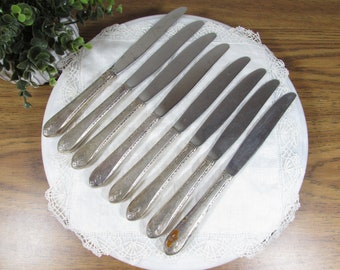 Vintage International Silver Exquisite Silverplate Hollow Knife Set